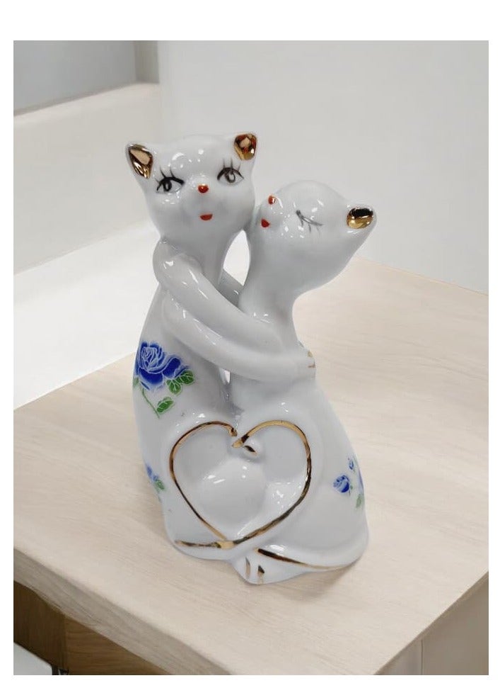 AKDC Beautiful Showpiece for Ceramic Home Decor, Living Room 12cm - Image 1