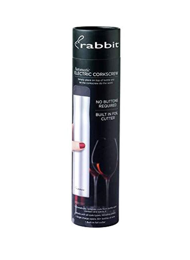Rabbit Automatic Electric Corkscrew - Hands-Free Wine Opener with Integrated Foil Cutter, Rechargeable Cordless Electric Bottle Opener for All Cork Types - Barware Essential & Kitchen Tools - Image 3