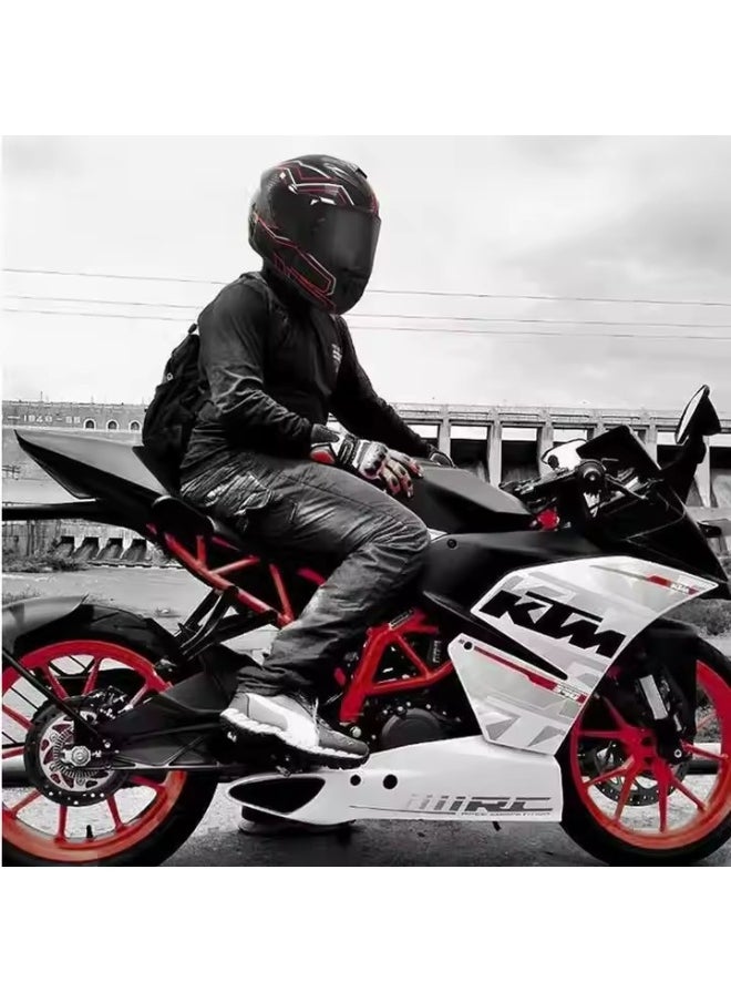 Full-Face Motorbike Helmets Unisex Personalised Electric Vehicle Safety Helmet Four Seasons Knight Motorcycle Full Helmet，ightweight ABS Shell，Sport Motorcycle Helmet