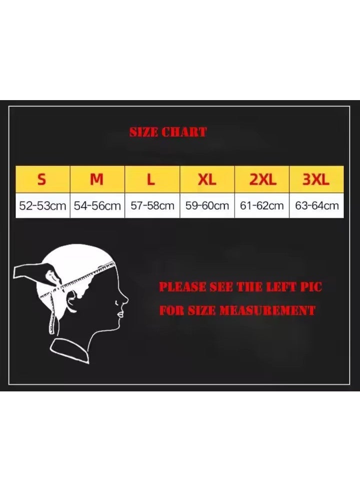 DUNISO Full-Face Motorbike Helmets Unisex Personalised Electric Vehicle Safety Helmet Four Seasons Knight Motorcycle Full Helmet，ightweight ABS Shell，Sport Motorcycle Helmet - Image 3