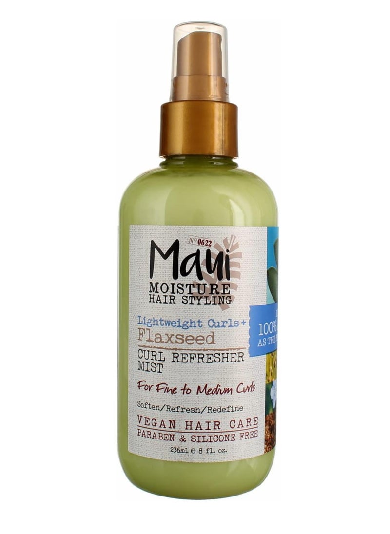 MAUI MOISTURE Flaxseed Curl Refresher 236ml  - Image 1