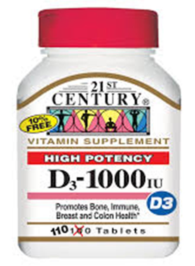 D-1000 وحدة دولية. أقراص 110 س