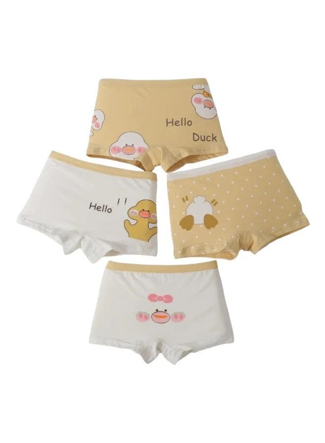 Bidani Pure Cotton Soft Comfort Panties – 4 PC Girl