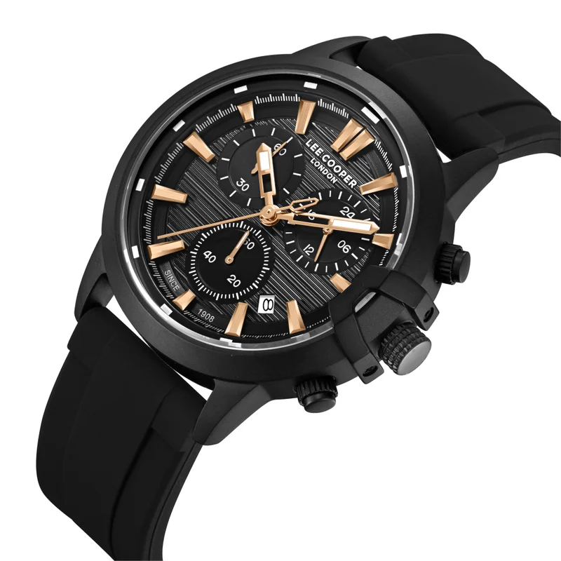 Lee Cooper Men's Silicone Multi Function Watch LC08267.651 - 30 mm