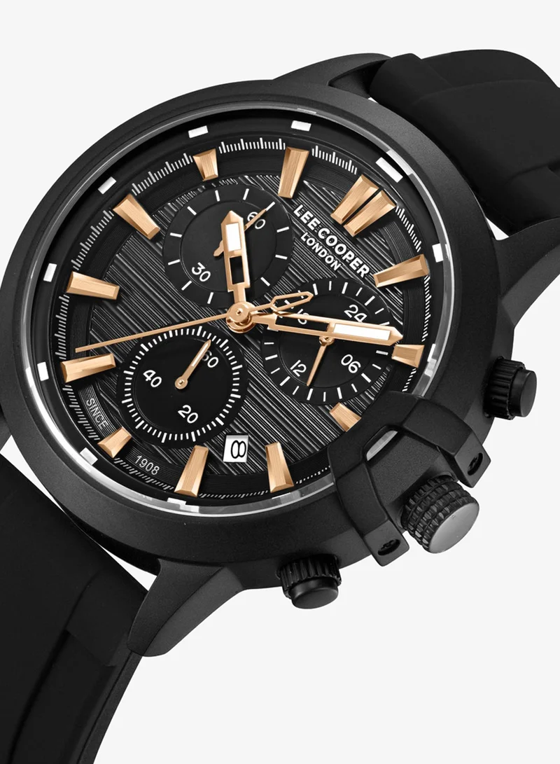 Lee Cooper Men's Silicone Multi Function Watch LC08267.651 - 30 mm
