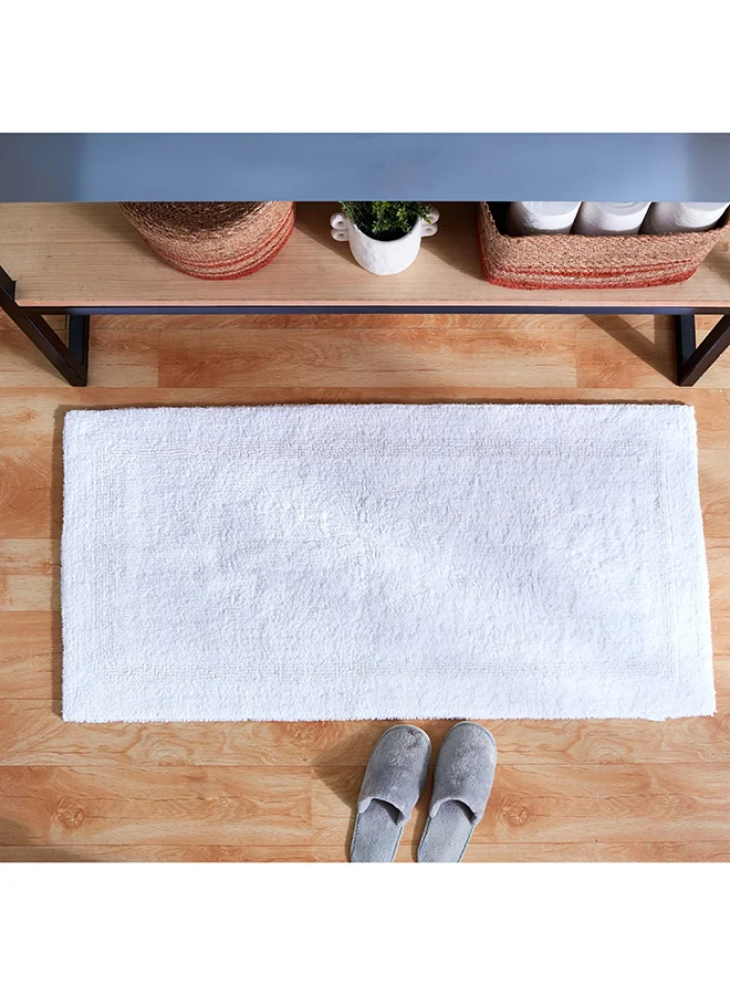 Home Box Grand Reversible Cotton Bath Mat 120 x 60 cm
