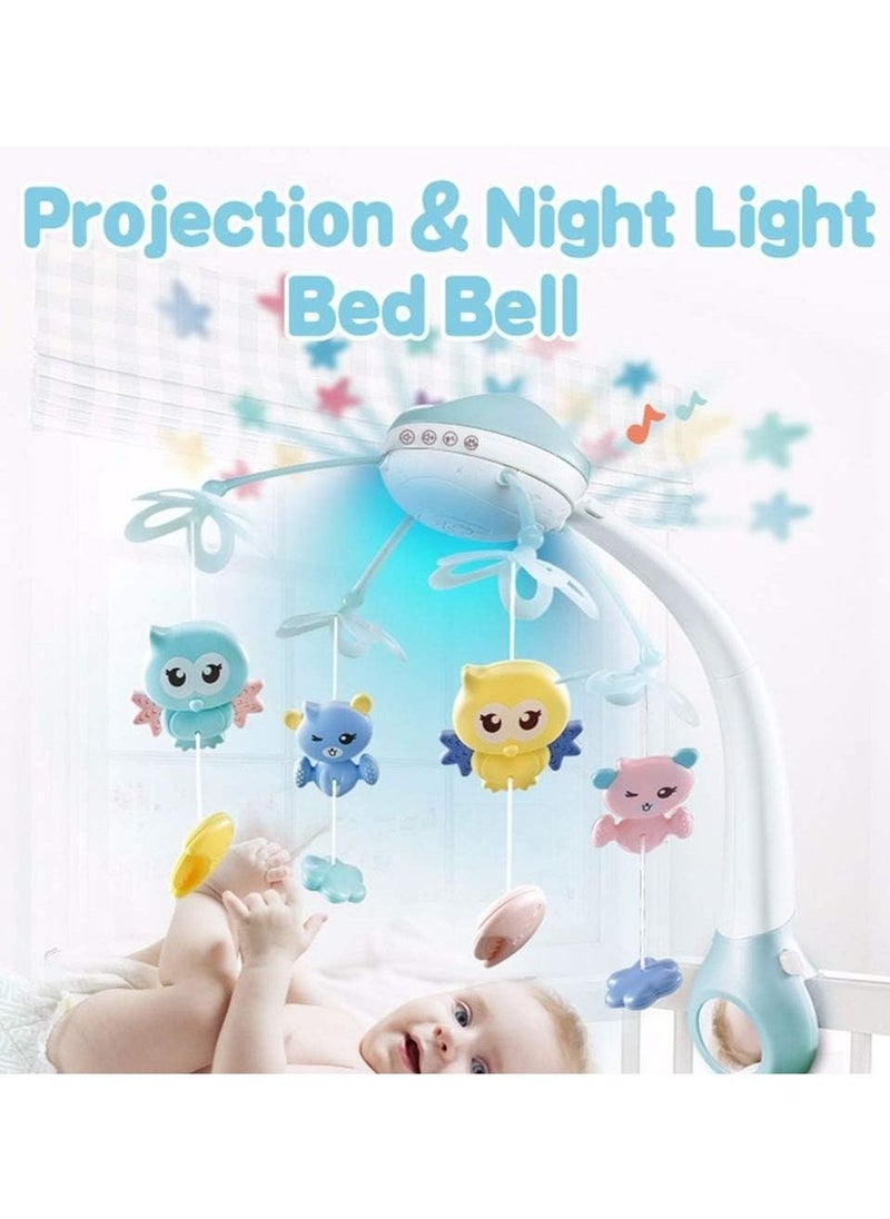 Generic - Hanging Rotating Mobile Baby Bed Toys with Lights and Music, Remote Control with Timer, Bed Toy for Newborn Baby Girls and Boys with Night Light - Image 1