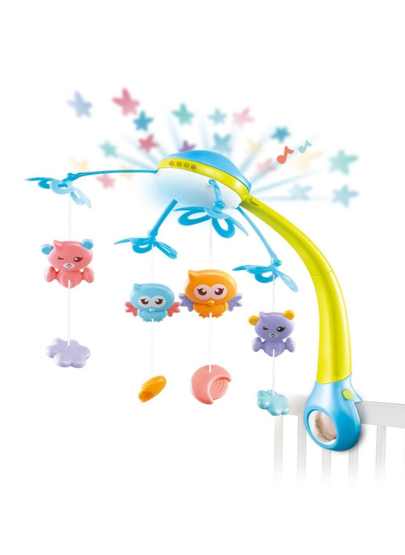 Generic - Hanging Rotating Mobile Baby Bed Toys with Lights and Music, Remote Control with Timer, Bed Toy for Newborn Baby Girls and Boys with Night Light - Image 1