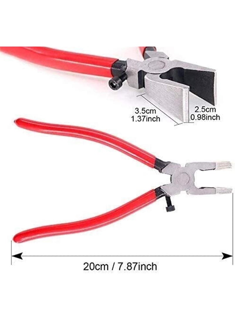 GGOOT Iron Tongs,Pliers,Carpenters Pincers,Tools 36 Sets 25mm 3 Colors Key Fob Hardware with 1Pcs Key Fob Pliers, Glass Running Pliers Tools with Jaws Pincers - Image 4