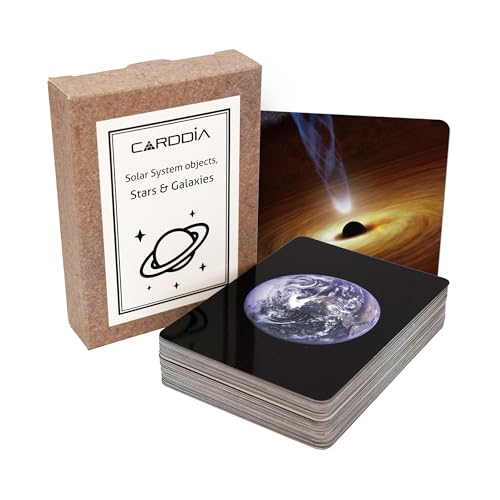 CARDDIA | Astronomical Objects STEM Educational Flashcards (Including Solar System Planets, Minor Planets, Satellites, Galaxies, Clusters, Nebulae...) - Image 1