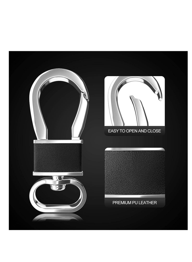 4 Pack Metal Carabiner Keychains - Durable Key Clip Hooks & Organizers for Car Keys, Bags & Outdoor Gear  - Image 5