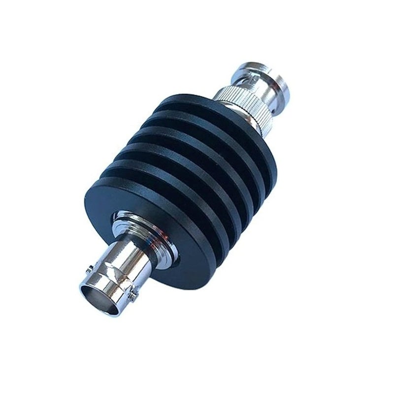 10W BNC attenuator, DC-3GHz/4GHz Male to Female coaxial Power Supply, 50 ohms(20db,3G) - Image 1
