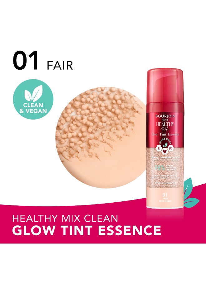 BOURJOIS PARIS إيسنس تينت جلو الصحي - 01 - فاتح، 30 مل - Image 2