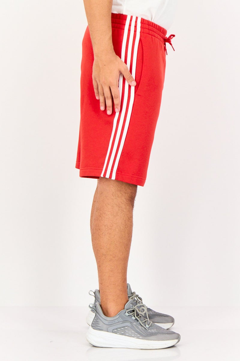 Adidas شورتات تدريب رياضية للرجال، أحمر - Image 4