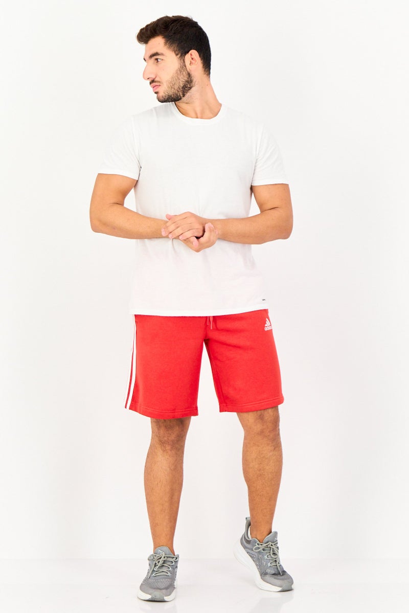 Adidas شورتات تدريب رياضية للرجال، أحمر - Image 3