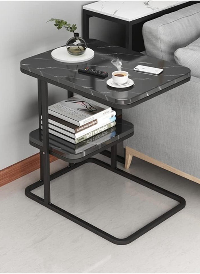 DubaiGallery Simple And Stylish Double Layer Living Room Furniture Durable Scratch Resistant Coffee Table  - Image 2