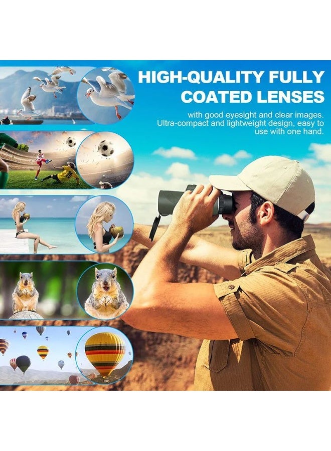 Generic Powerful HD Monocular Telescope 10x50 with Phone Adapter Long Range Zoom Monocular for Hunting Wildlife Watching Camping Hiking and Outdoor Adventure Equipment - Image 5