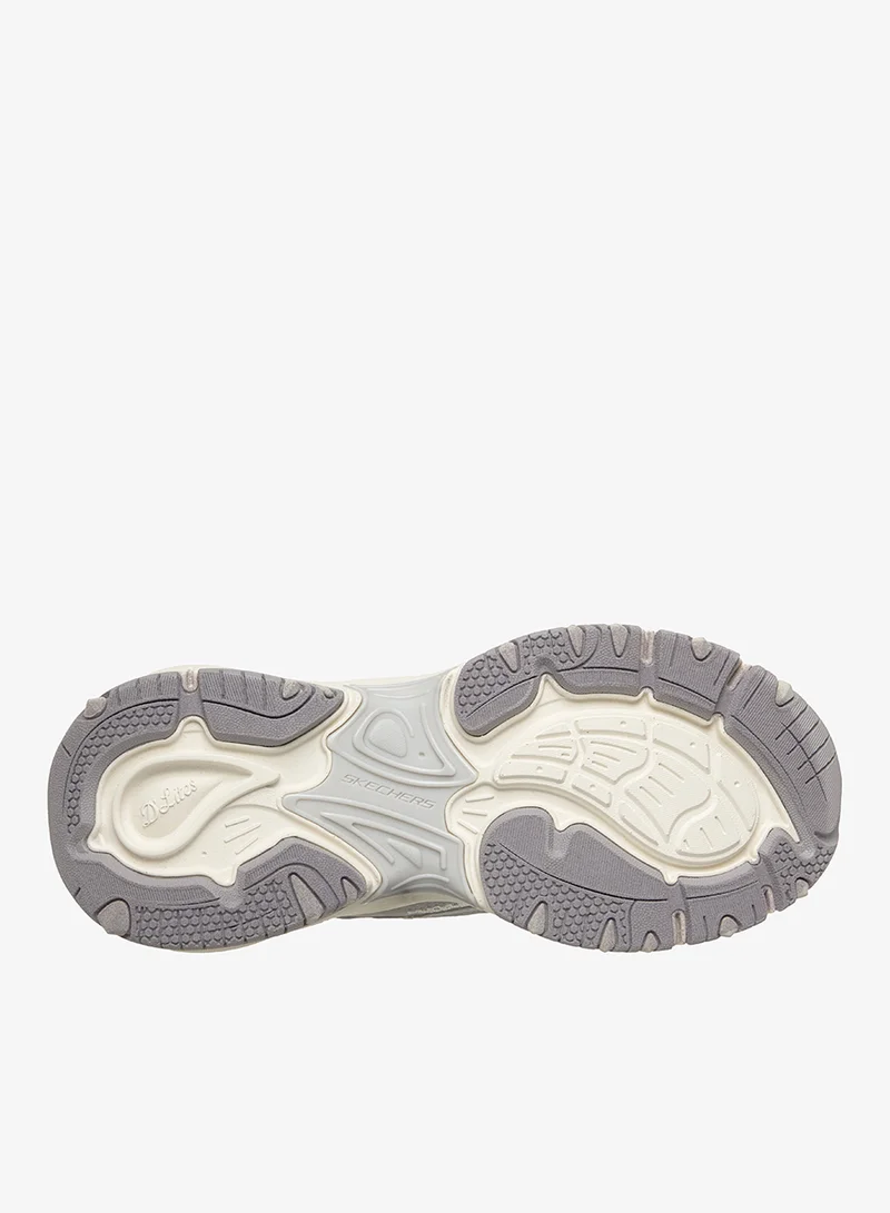 Skechers GRAY DURALEATHER/MESH/TRIM D'Lites 6.0 for Women | Best Price UAE