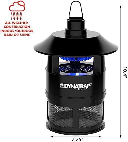 DynaTrap DT160 1/4 Acre Mosquito Trap & Flying Insect Trap – Kills Mosquitoes, Flies, Gnats, Wasps, & Other Flying Insects – Mosquito Zapper & Bug Zapper Outdoor Alternative – Black - Image 4