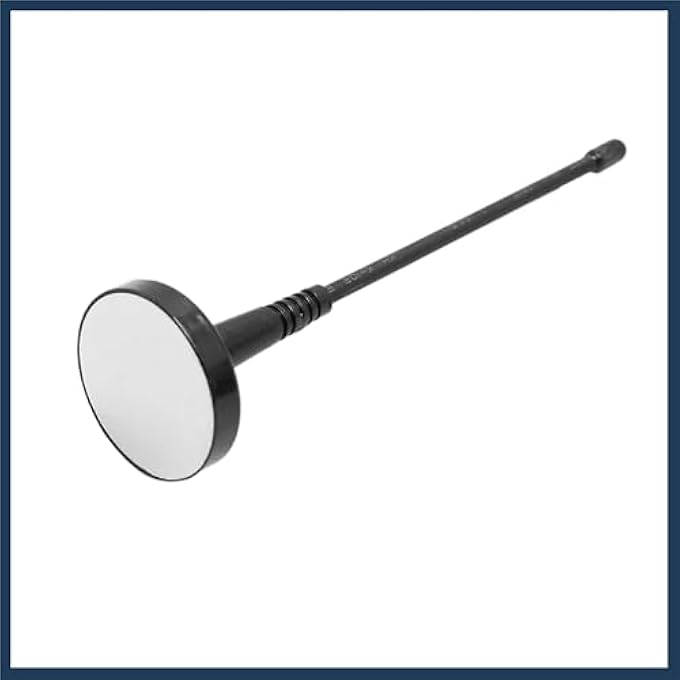 rayihni هوائي زخرفي أنيق بتصميم جذاب مثبت على سقف السيارة مع قاعدة مغناطيسية سوداء - Image 2