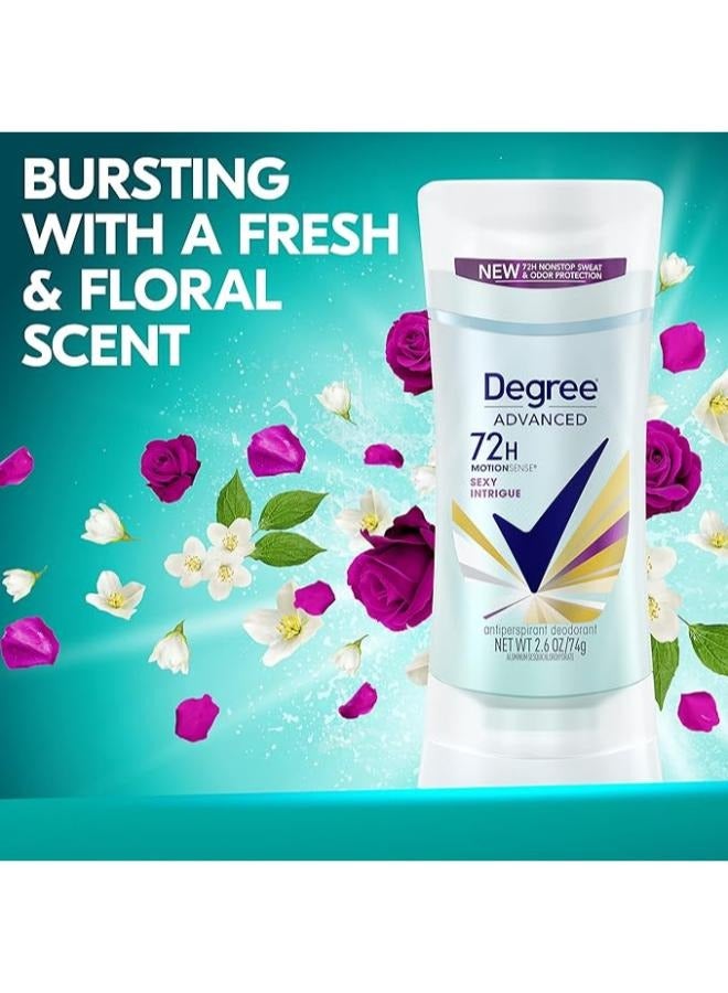 Degree Advanced 72H MotionSense, Sexy Intrigue Antiperspirant Deodorant, 74 Grams - Image 2