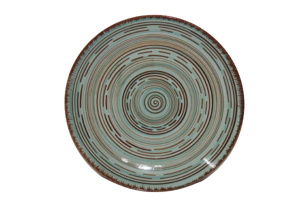 Phezent Pasco Ceramic Plates for Dinner with Katori (4 Pieces, 2 Dinner Plates, 2 Katori Bowl Dishwasher & Microwave Safe) -Dinner Sets Ceramic Dinner Set Bowls Set Dinnerware Sets - Image 2