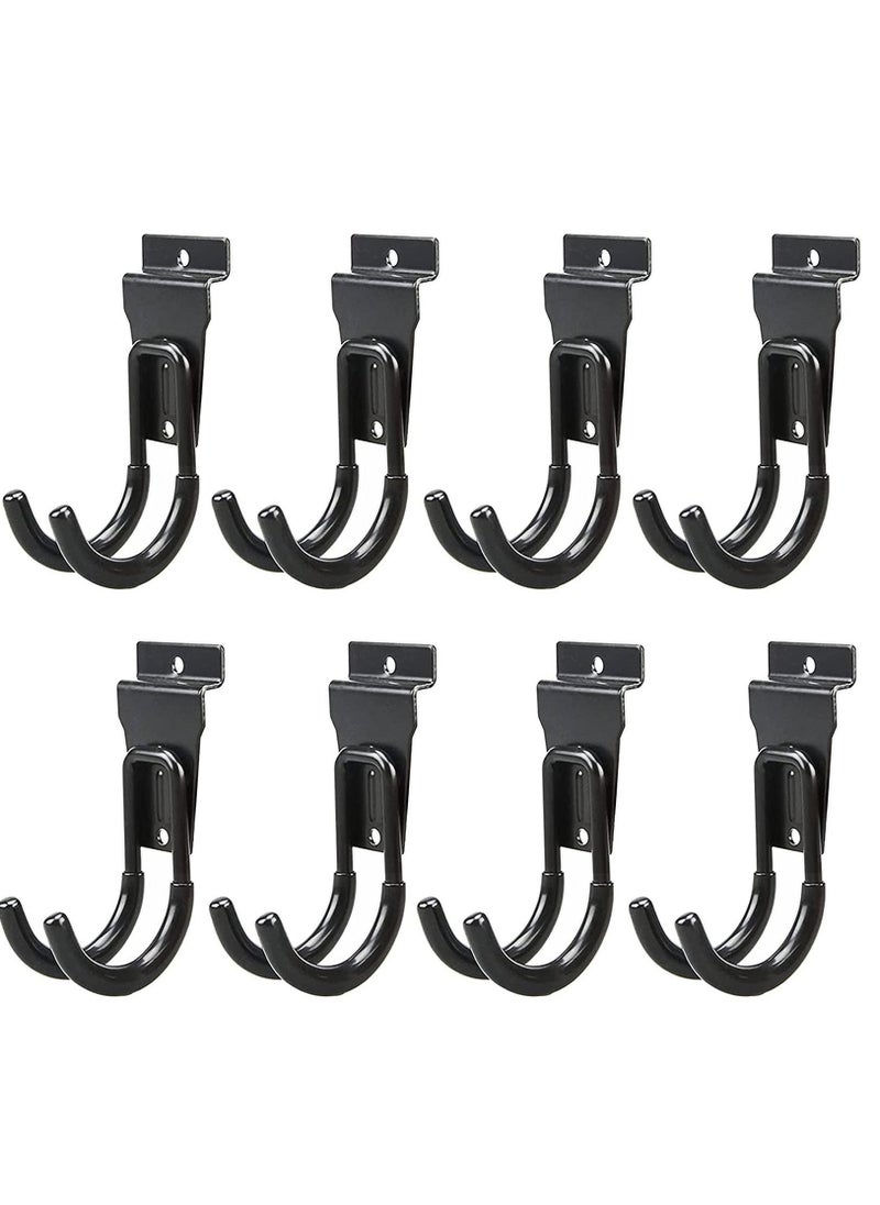 SYOSI - Garage Hooks Heavy Duty, Steel Garage Storage Hooks, Utility Tool Hangers, and Combinable Wall Mount Garage Hooks for Organizing Ladders, Bikes, Hoses, and More Equipment (8 Pack) - Image 1