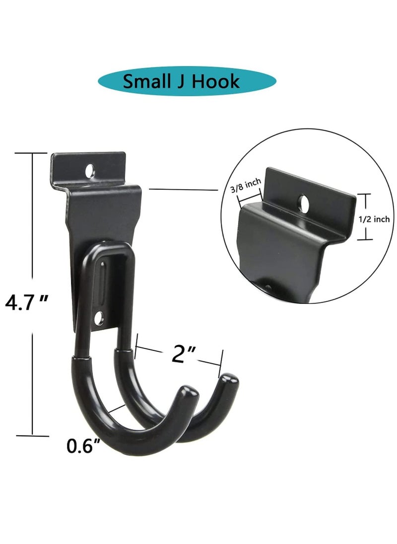 SYOSI - Garage Hooks Heavy Duty, Steel Garage Storage Hooks, Utility Tool Hangers, and Combinable Wall Mount Garage Hooks for Organizing Ladders, Bikes, Hoses, and More Equipment (8 Pack) - Image 1