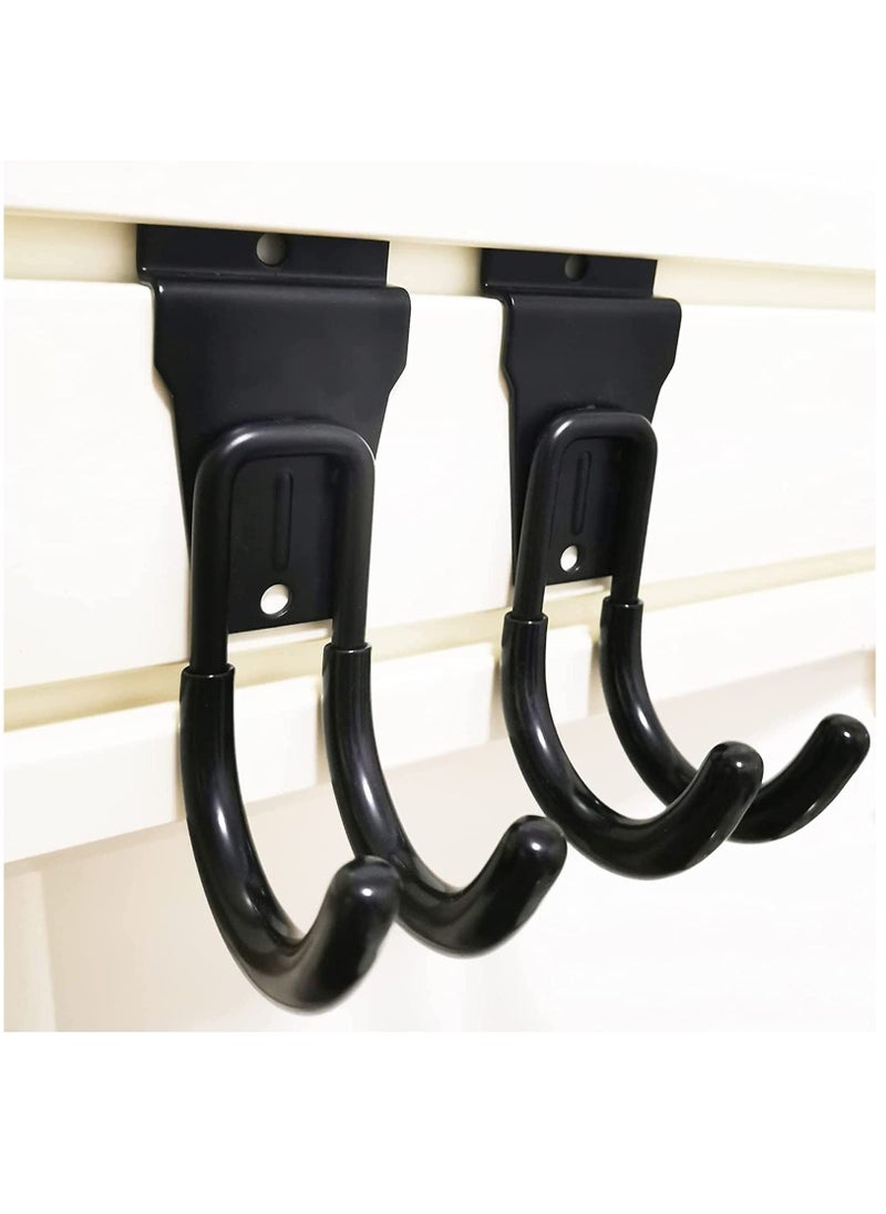 SYOSI - Garage Hooks Heavy Duty, Steel Garage Storage Hooks, Utility Tool Hangers, and Combinable Wall Mount Garage Hooks for Organizing Ladders, Bikes, Hoses, and More Equipment (8 Pack) - Image 1