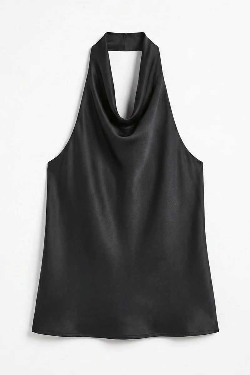 Hiccup Satin Halter Top