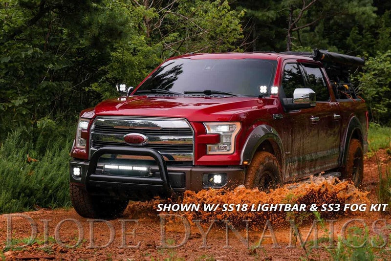 Diode Dynamics Stage Series Backlit Ditch Light Kit compatible with Ford F-150 2015-2020, Bracket Only None - Image 5