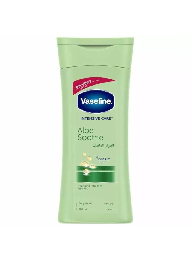 Vaseline Intensive Care Aloe Soothe Body Lotion, 200ml - Image 1