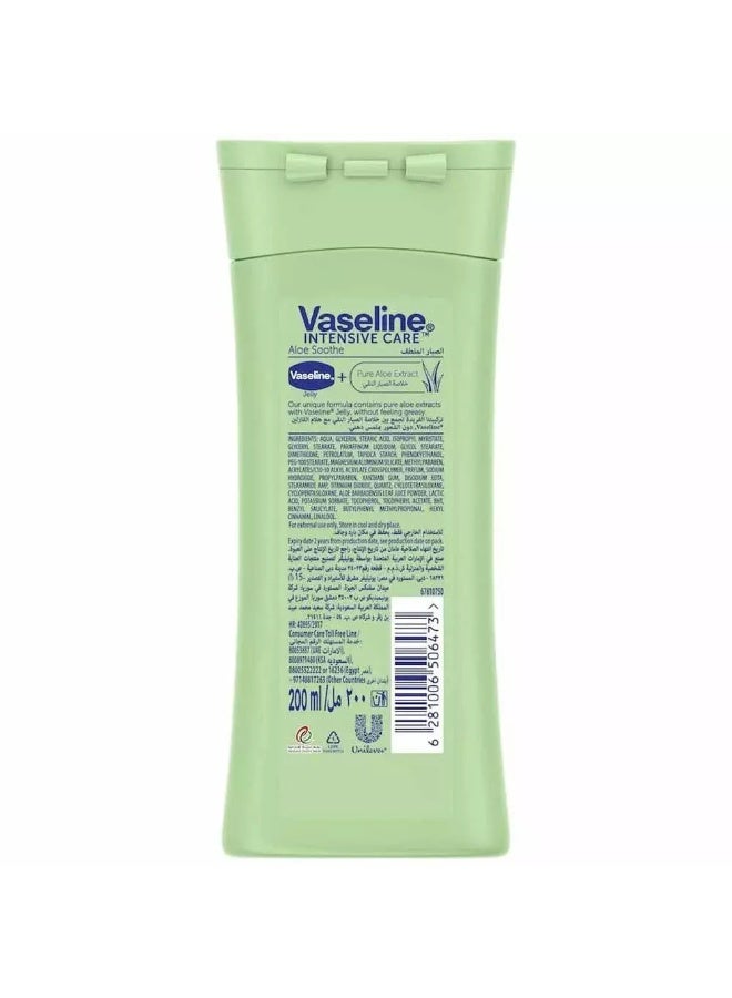 Vaseline Intensive Care Aloe Soothe Body Lotion, 200ml - Image 3
