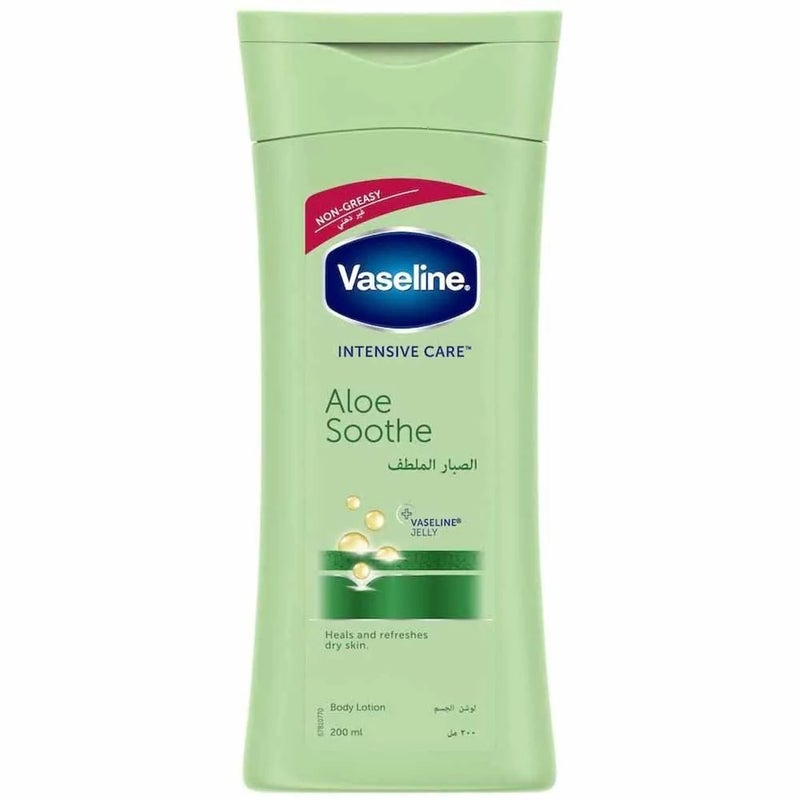 Vaseline لوشن الجسم فازلين للعناية المكثفة بالألوة فيرا، 200 مل - Image 1