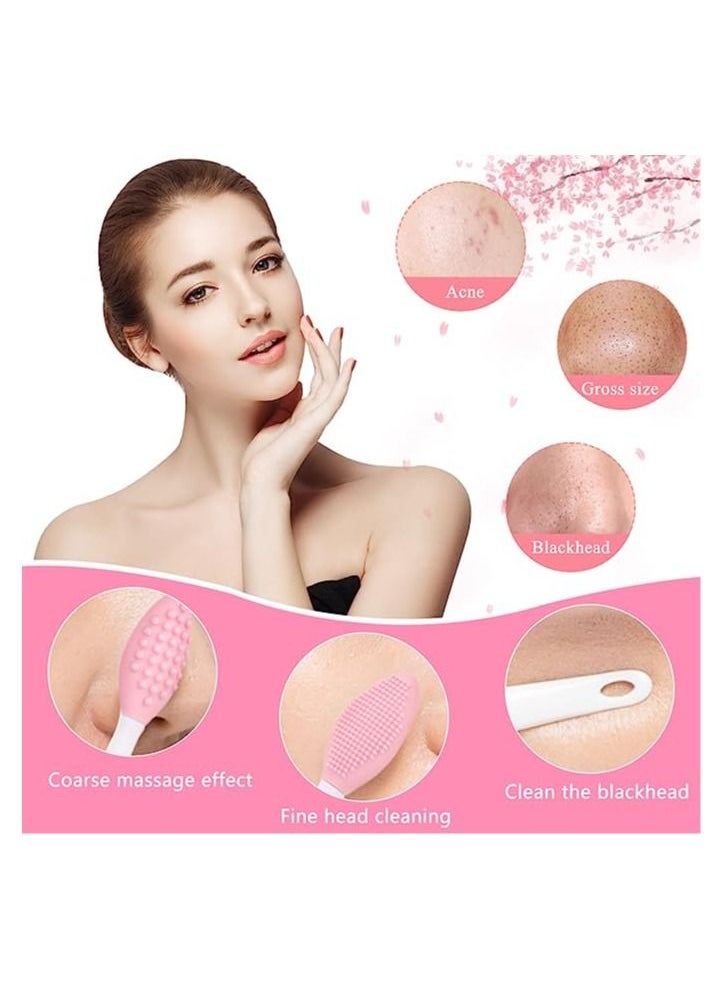 أوريتي فرشاة فرك الشفاه فرشاة تنظيف الوجه سيليكون-فرشاة تقشير الشفاه 6pcs  - Image 2