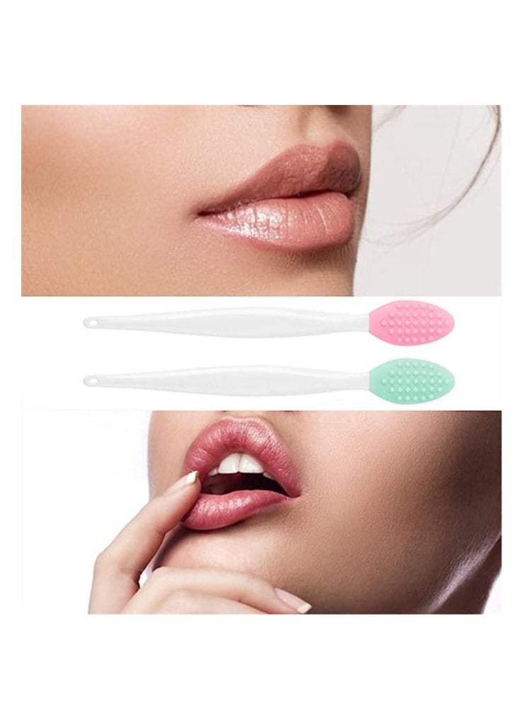 أوريتي فرشاة فرك الشفاه فرشاة تنظيف الوجه سيليكون-فرشاة تقشير الشفاه 6pcs  - Image 3