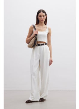 Manuka Strappy Fine Knit Blouse Ecru  - Image 1