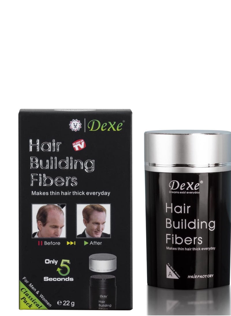 Dexe - Hair Building Fiber Black 01 - Image 1