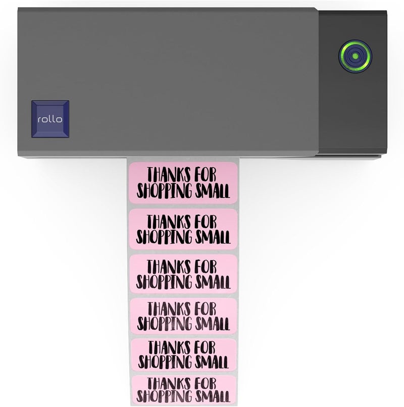 ROLLO Direct Thermal 2x1 Sticker Labels - Roll of 1,000 Pink Thermal Labels - Multi-Purpose Thermal Printer Stickers - Image 2