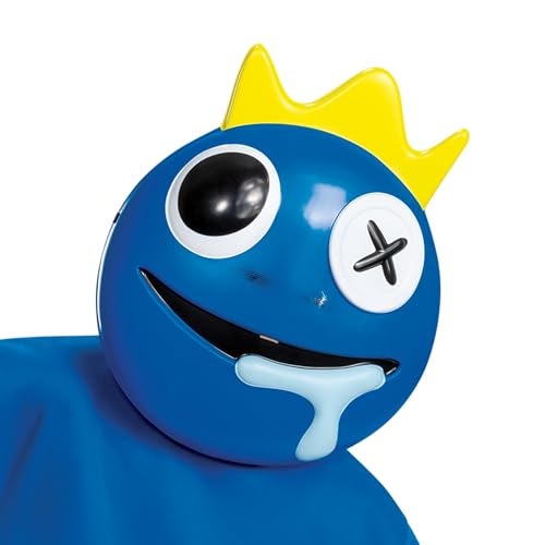 Disguise Blue Costume for Kids Official Rainbow Friends Costume with Headpiece Child Size 78 - Image 3