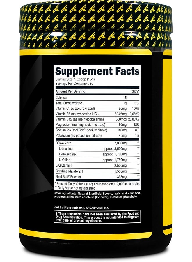 Primaforce BCAA Powder (Pineapple Mango) (30 Servings) - 7000MG 2:1:1 BCAAs, Post-Workout Recovery Drink with Amino Acids and Real Salt for Men & Women - Image 4