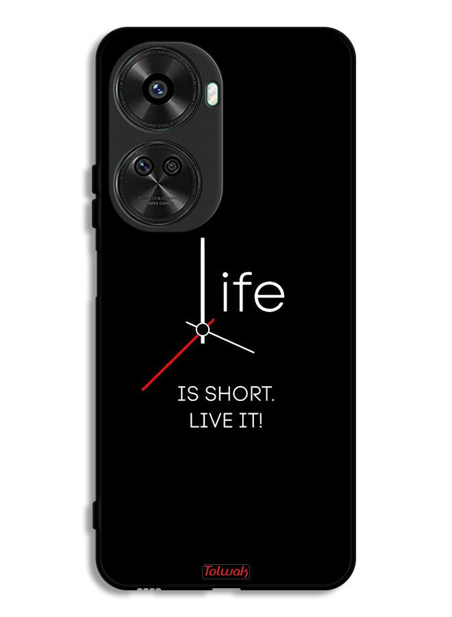 Tolwak Huawei nova 12 SE Protective Case Cover Life Is Short Live It - Image 1