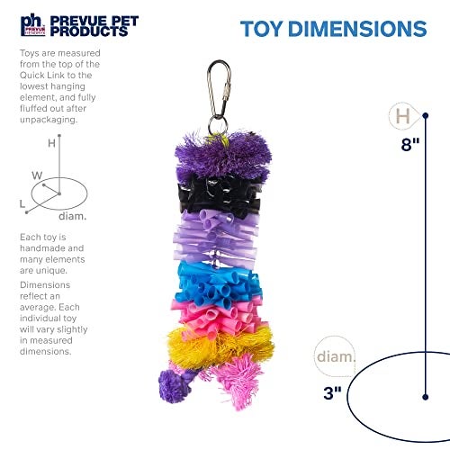 Prevue Pet Products Preen & Pacify Calypso Creations Straw Stacker Bird Toy 62634 - Image 2
