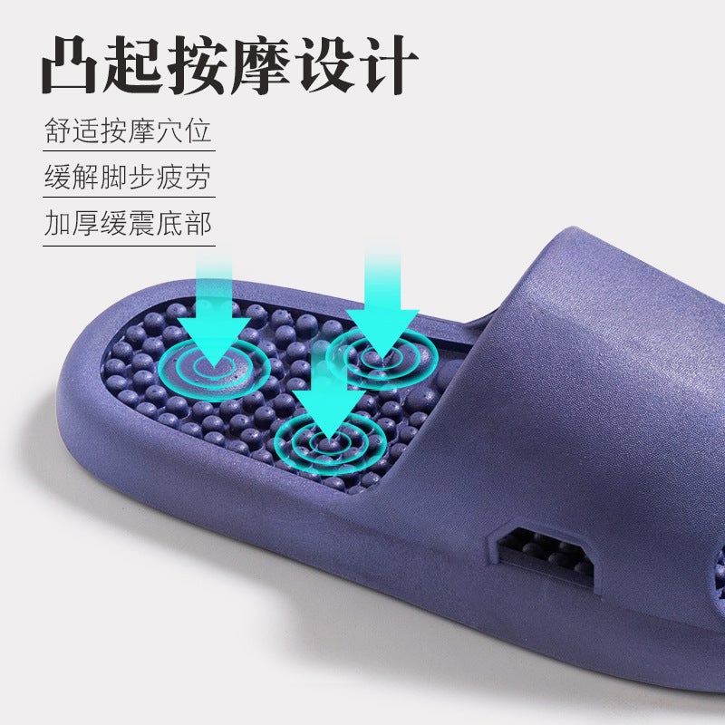 Massage Slippers Couple Home Foot Acupuncture Point Bathroom Bath Non-Slip Pedicure Couple Slippers Men'S Summer Women'S - Image 4