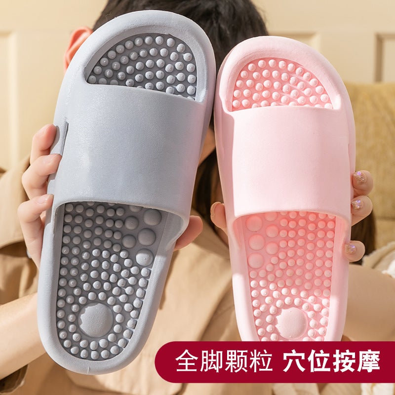 Massage Slippers Couple Home Foot Acupuncture Point Bathroom Bath Non-Slip Pedicure Couple Slippers Men'S Summer Women'S - Image 2