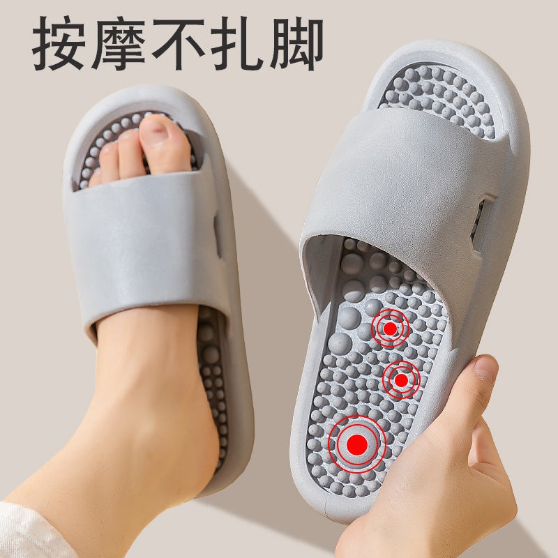 Massage Slippers Couple Home Foot Acupuncture Point Bathroom Bath Non-Slip Pedicure Couple Slippers Men'S Summer Women'S - Image 3