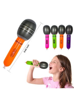 Max Fun Max Fun Inflatable Rock Star Toy Set, 30 PCS 80s 90s Party Decorations Inflatable Party Props Musical Instrument Blow up Guitar Inflate Rock Band for Carnival Party Favors Rock and Roll Party Supplies  - Image 4