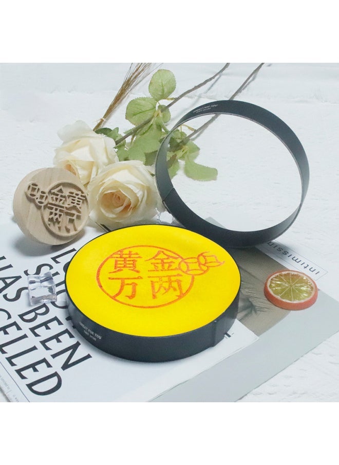 Minnan Gold Moon Cake Mold Does Not Stick To The Record Ring 500g Fat Donglai Dafu Moon Cake Packaging Box Cake Press-Color - Image 2