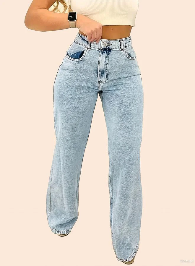 Take Two Take Two High Rise Relaxed Fit Faded Jeans