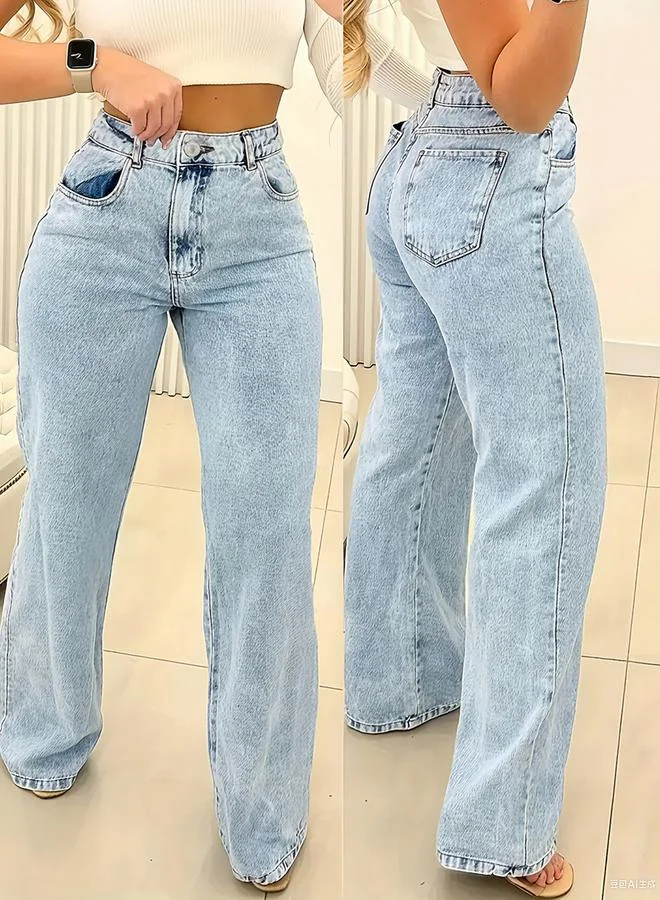 Take Two Take Two High Rise Relaxed Fit Faded Jeans